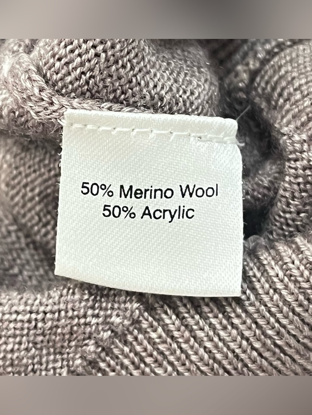 Saks Fifth Avenue Light Brown Striped Crewneck Wool Blend Sweater Women’s XL - Picture 13 of 16